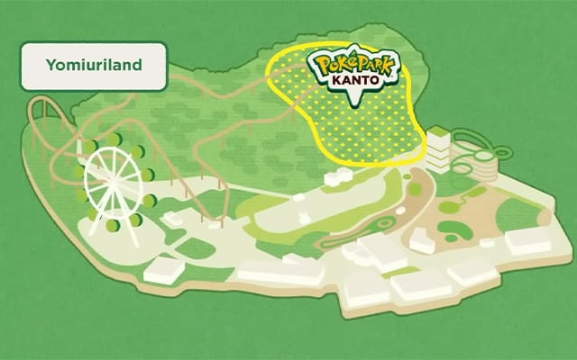 PokéPark KANTO map